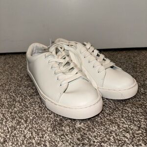 NWT J. Crew White Leather Sneakers